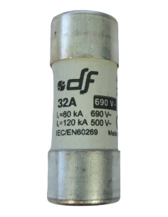 Fusible cylindrique 22 x 58 gG 32 A
