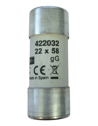 Fusible cylindrique 22 x 58 gG 32 A