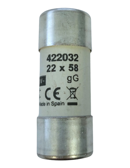 Fusible cylindrique 22 x 58 gG 32 A