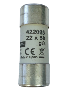 Fusible cylindrique 22 x 58 gG 25 A 2