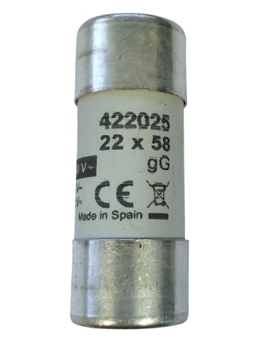 Fusible cylindrique 22 x 58 gG 25 A