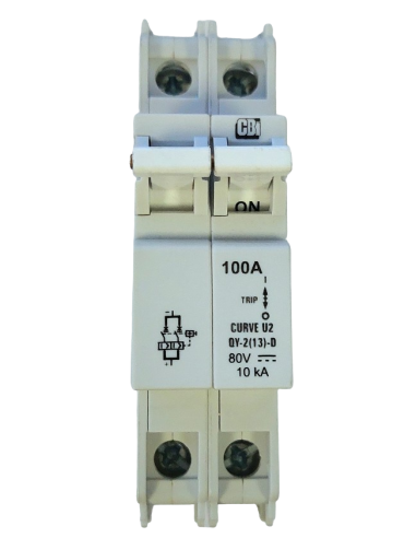 Interrupteur sectionneur courant continu CBI 100A 2 pôles