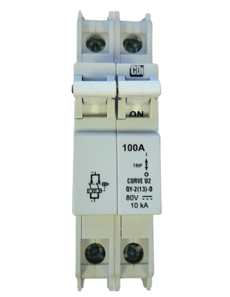 Interrupteur sectionneur courant continu CBI 100A 2 pôles