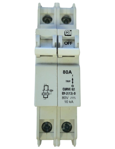 Interrupteur sectionneur courant continu CBI 80 A 2 pôles