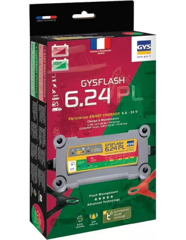 Chargeur de batterie Gysflash 6.24 PL GYS