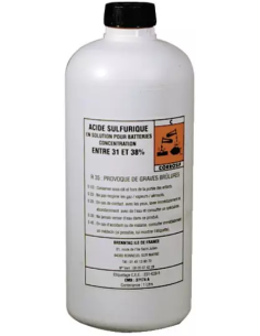 Acide sulfurique pour batterie 1 litre