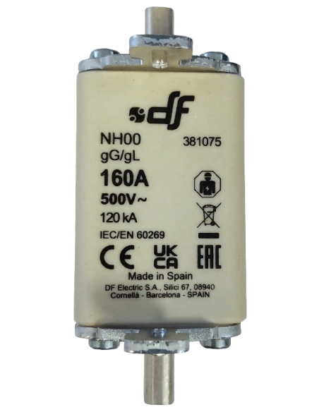 Fusible à couteaux NH00 160A 500 V