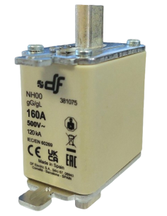 Fusible à couteaux NH00 160A 500 V