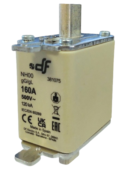 Fusible à couteaux NH00 160A 500 V