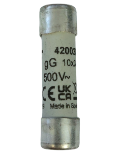Fusible cylindrique 10X38 gG 20A 2