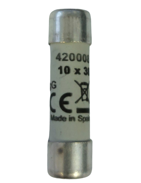 Fusible cylindrique 10X38 gG 8A