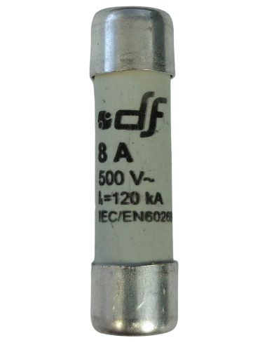 Fusible cylindrique 10X38 gG 8A