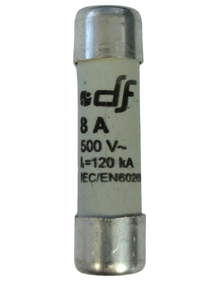 Fusible cylindrique 10X38 gG 8A