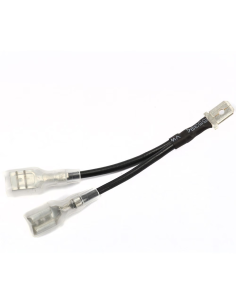 Raccords câblés en Y - Cosse plate 6.3 x 0.8 mm - 2 Femelles / 1 Mâle