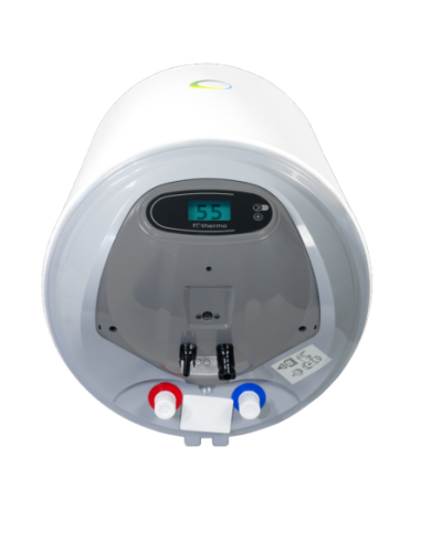 Chauffe-eau 80L VUE DU DESSOUS CONNECTIQUE