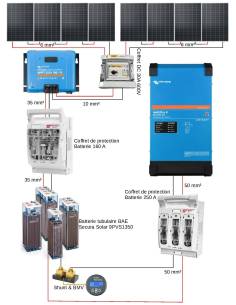 Kit solaire 3200 W 24 V avec convertisseur 3000 VA 2