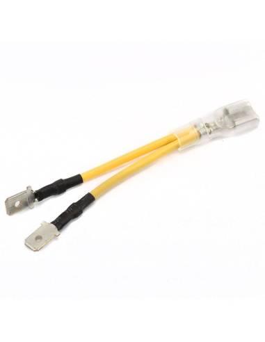 connectique double cosse plate