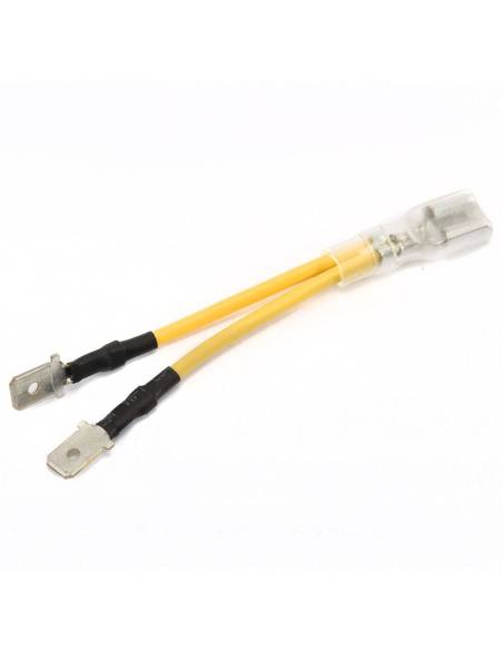 connectique double cosse plate