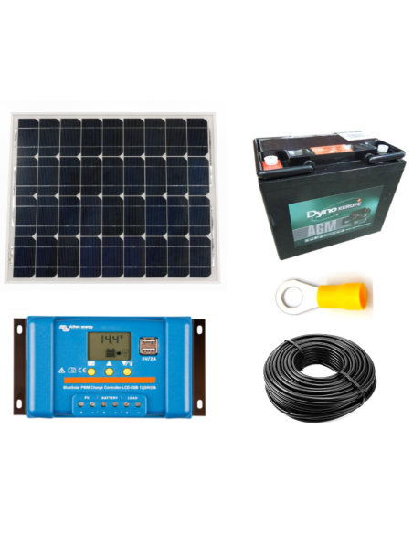 Kit solaire 55 W 12 V