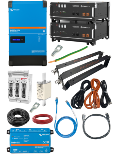 Kit autoconsommation Cerbo GX 48 V 5000 VA Pylontech US5000