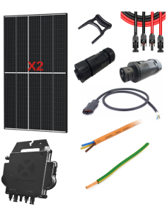 Kit solaire autoconsommation 800 W avec micro-onduleur APSystems