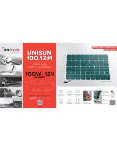 Panneau solaire monocristallin 100W 12V UNITECK 2