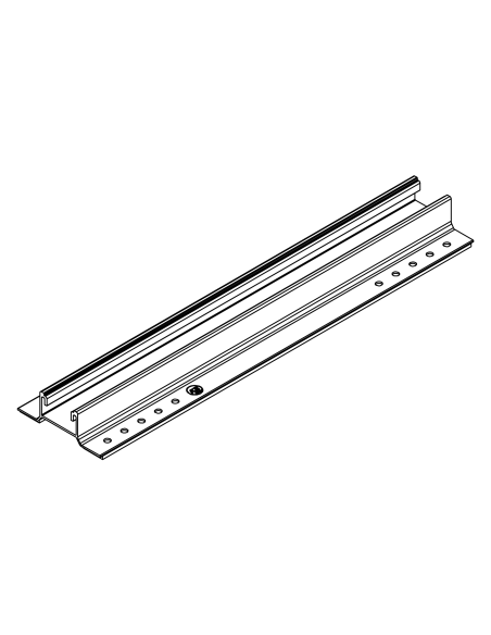 Rail MiniRail 2.0 + 4 Vis pour pose sur bac acier K2 Systems