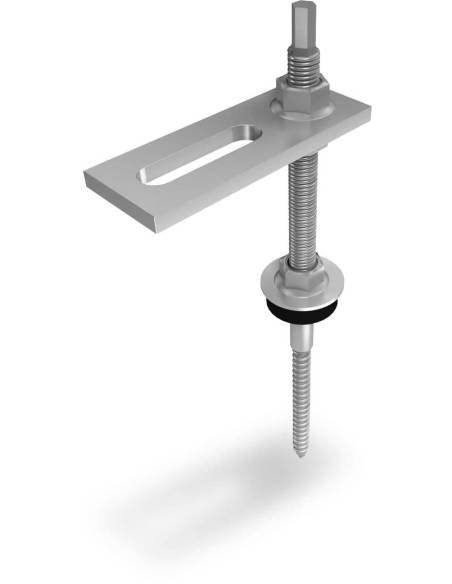 Vis à double filetage SolidRail M10 x 180 K2 Systems