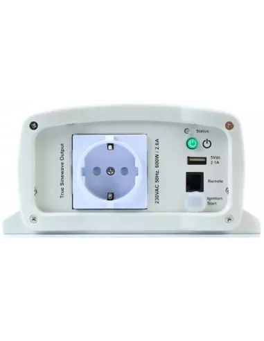 Convertisseur de tension SW1206 pur sinus 12/230V 600W KISAE
