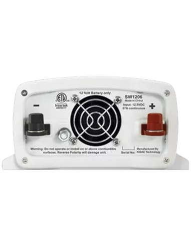 Convertisseur de tension SW1206 pur sinus 12 / 230 V 600 W KISAE
