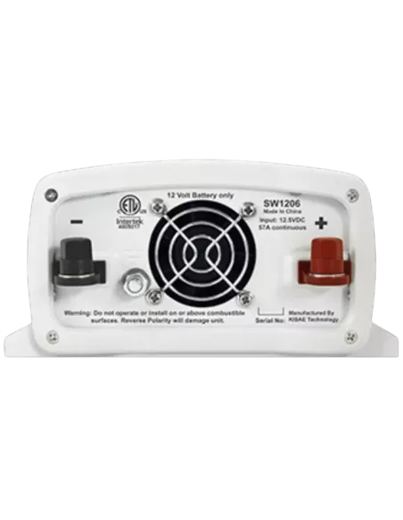 Convertisseur de tension SW1206 pur sinus 12 / 230 V 600 W KISAE
