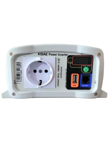 Convertisseur de tension SW1210 pur sinus 12 / 230 V 1200 W KISAE