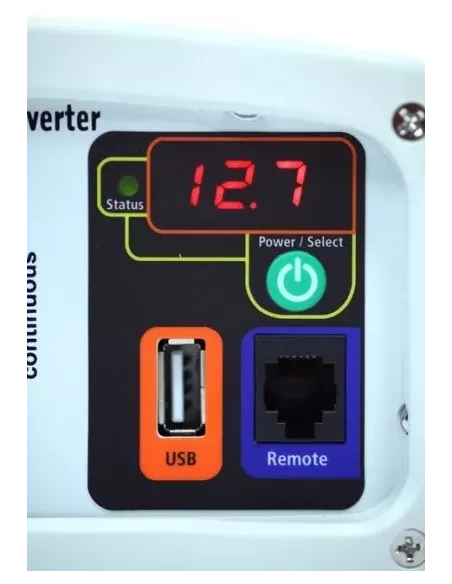 Convertisseur de tension SW1210 pur sinus 12 / 230 V 1200 W KISAE