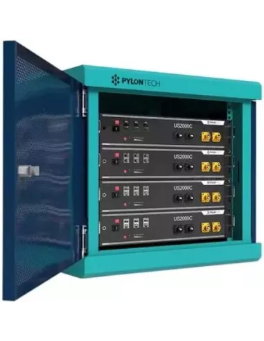 Armoire pour batteries PYLONTECH 09U (ouvert)