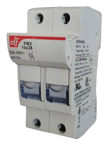 Porte-fusible coupe circuits 10x38 gG PMX 10 Bi
