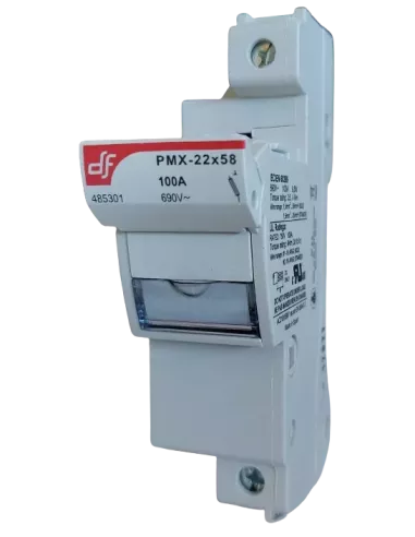 Porte-fusible cylindrique 22x38 gG PMX 22 Uni
