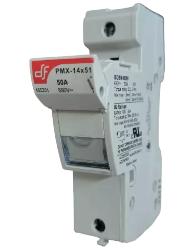Porte fusible cylindrique 14×51 gG PMX 14 Uni