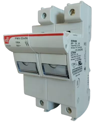 Porte-fusible cylindrique 22x38 gG PMX 22 Bi