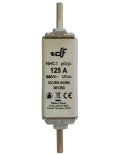 Fusible à couteaux NHC1 125 A / 500 V 2