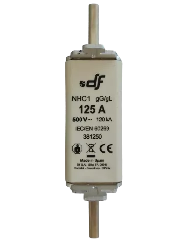 Fusible à couteaux NHC1 125 A / 500 V