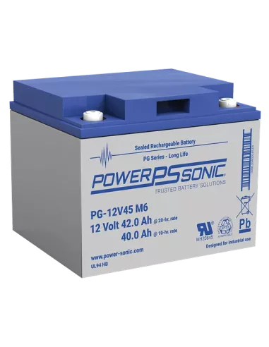 Batterie Power Sonic PG-12V45 12 V 42 Ah