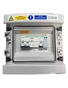Coffret de protection AC monophasé, 1 onduleur 3kVA max