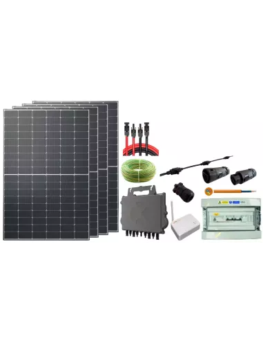 Kit solaire autoconsommation 1700 W avec micro-onduleur APSystems en triphasé