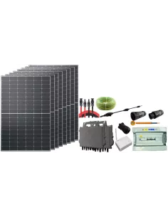 Kit solaire autoconsommation 3400 W avec micro-onduleur APSystems en triphasé