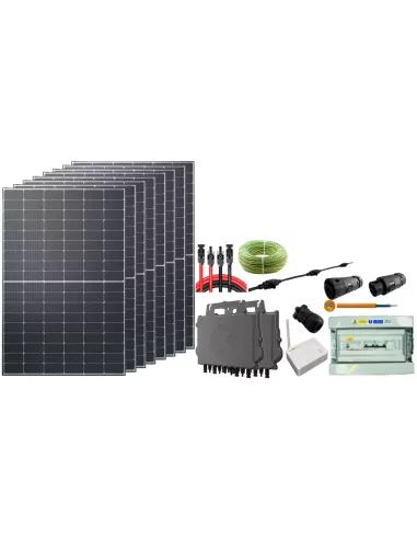 Kit solaire autoconsommation 3400 W avec micro-onduleur APSystems en triphasé