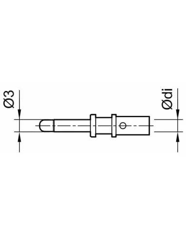 Connecteur MC3 Mâle KST3II pour câble 2 / 4 mm²