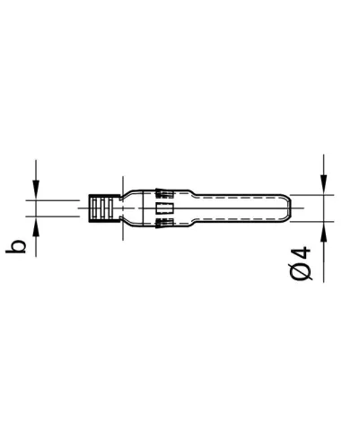 Connecteur MC4 Mâle 2.5 mm² PV-KST4/2.5I
