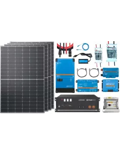 Kit solaire 48 V 1700 W avec onduleur 5000 VA - Lithium Pylontech