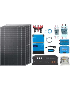 Kit solaire 48 V 1700 W avec onduleur 5000 VA GX - Lithium Pylontech
