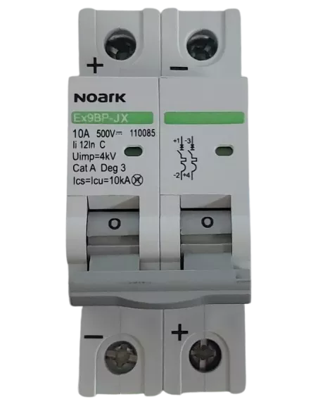 Disjoncteur miniature Ex9BP-JX 2P C 10 A NOARK